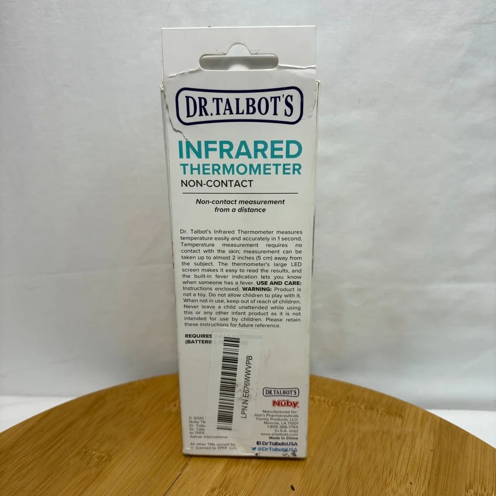 Dr. Talbot's Nuby Non-Contact Infrared Forehead Thermometer for Kids and Adults